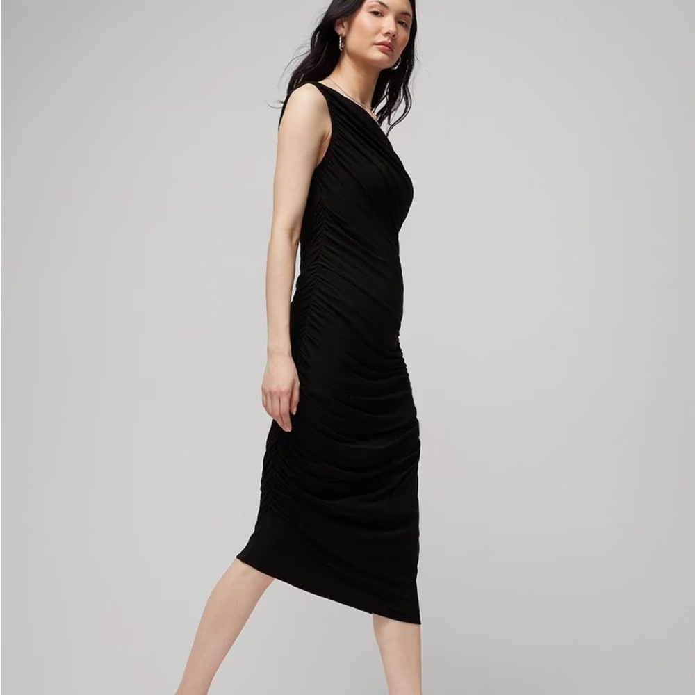 NWOT WHBM One-Shoulder Asymmetrical Dress - White House Black Market